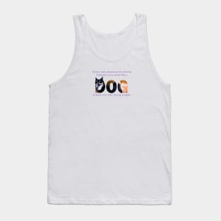 Never ask someone to choose between you and their dog - unless you like being single - Chihuahua oil painting word art Tank Top